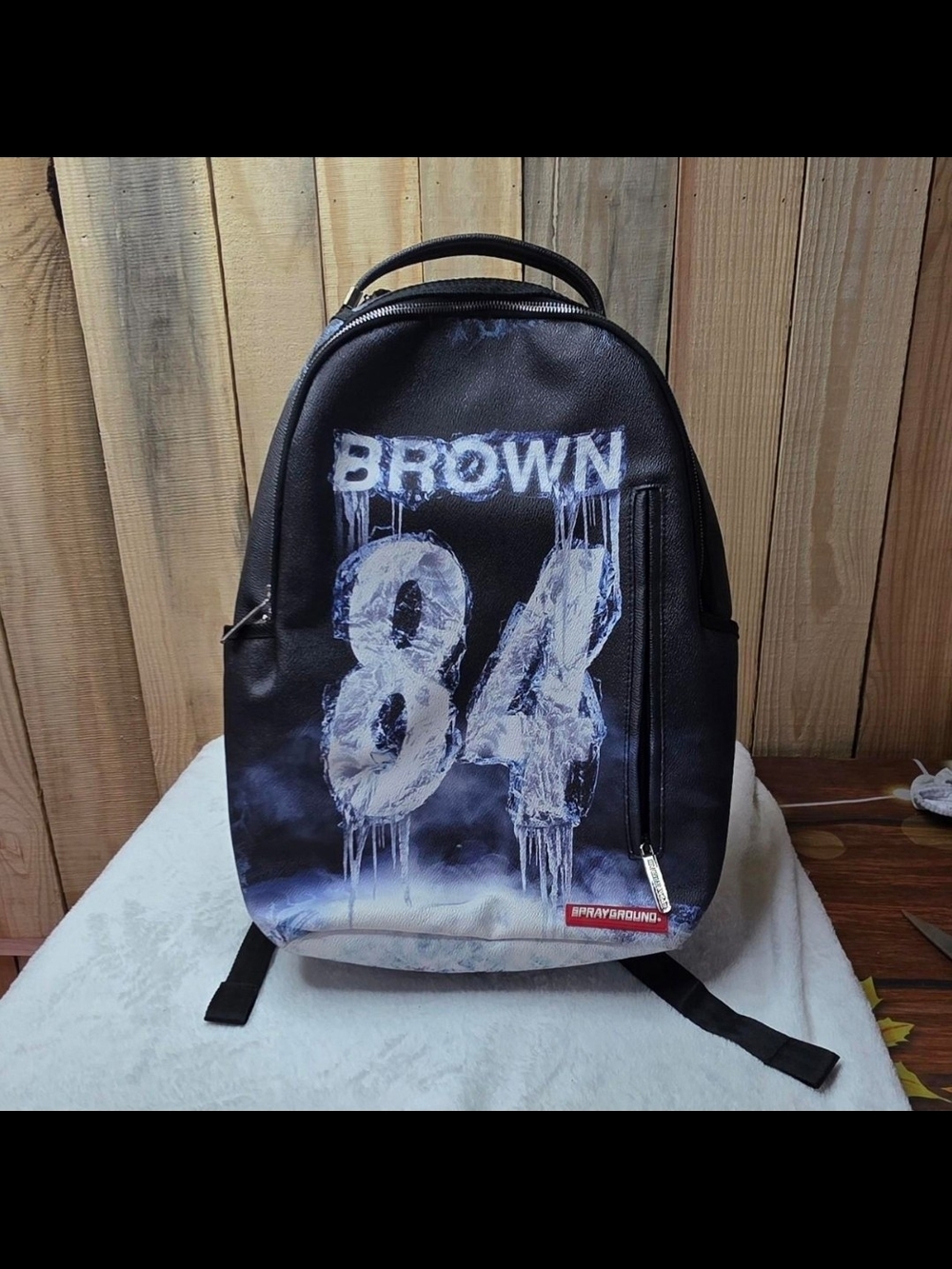 Sprayground Black Graphic Men's Backpack